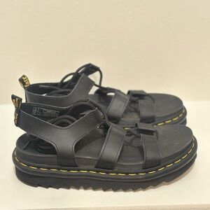 Dr. Martens Nartilla Black Platform Sandals women’s size 9
